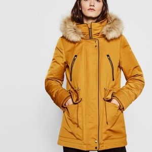 Mustard Yellow Zara Parka